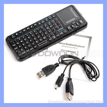 Mini Keyboard Mouse with Laser Pointer Keyboard ,Mini Wireless Keyboard Touchapd (keyboard-001)